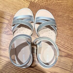 Geox Girl J S. Karly Sandal Silver size 1